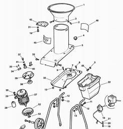 Black & Decker GA1500E SHREDDER spare parts