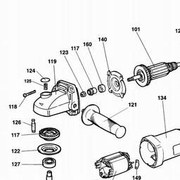 DeWalt DW448 spare parts