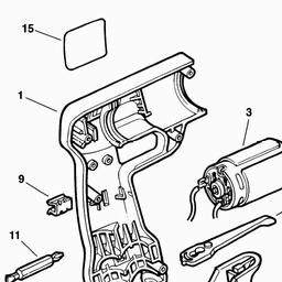 Black & Decker VP7221 CORDLESS DRILL spare parts