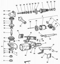 DeWalt DW478 spare parts