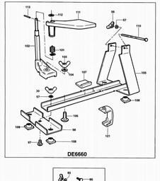 DeWalt DE6660 spare parts