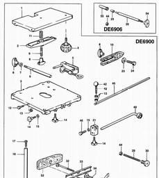 DeWalt DE6900 spare parts