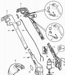 Black & Decker GL535 STRING TRIMMER spare parts