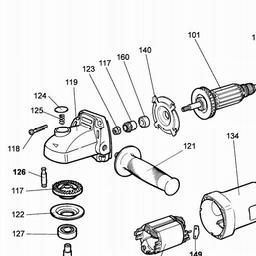 DeWalt DW813 spare parts