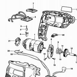 Black & Decker KD351RE DRILL spare parts
