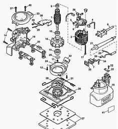 Black & Decker 4011 PALM GRIP SANDER spare parts