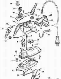 Black & Decker SE950I STEAM IRON spare parts