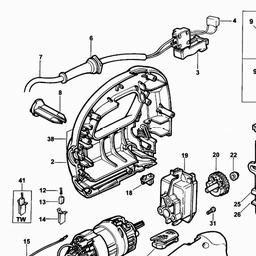 Black & Decker KS630 JIGSAW spare parts
