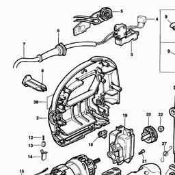 Black & Decker KS631 JIGSAW spare parts
