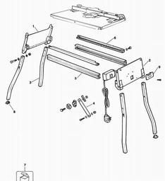 Black & Decker EZ35183 ROUTER/JIGSAW STAND spare parts