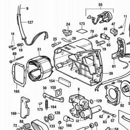 DeWalt DW707E spare parts