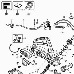 DeWalt DW678 spare parts