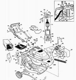 Black & Decker GRC950 CORDLESS MOWER spare parts