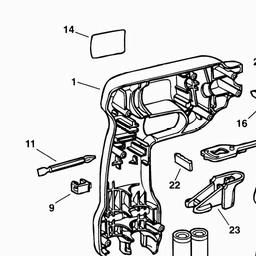 Black & Decker VP7201 CORDLESS DRILL spare parts
