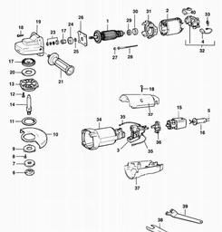 DeWalt DW816 spare parts