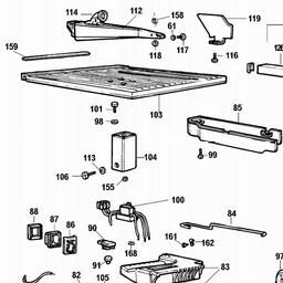 DeWalt DW710 spare parts