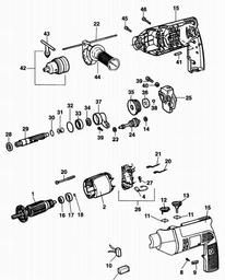 DeWalt DW509 spare parts