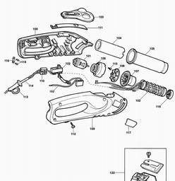 Black & Decker KX1683 HEATGUN spare parts