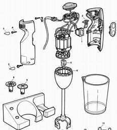 Black & Decker SB50 BLENDER spare parts