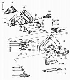Black & Decker KW710 PLANER spare parts