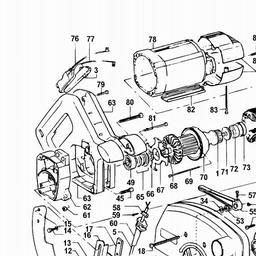 DeWalt DW383 spare parts