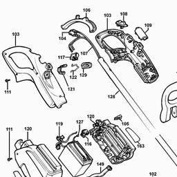 Black & Decker GLC120 CORDLESS STRING TRIMMER spare parts