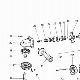 Black & Decker KG2023----D ANGLE GRINDER spare parts
