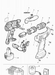 Black & Decker KC1251CN DRILL spare parts