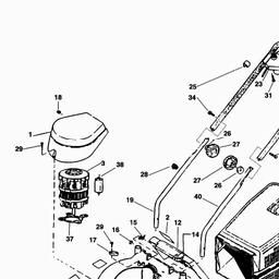 Black & Decker GR233 MOWER spare parts