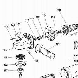 DeWalt DW830 spare parts