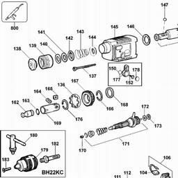 Elu BH22 spare parts