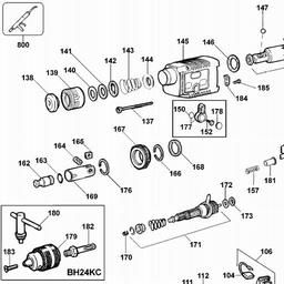 Elu BH24 spare parts