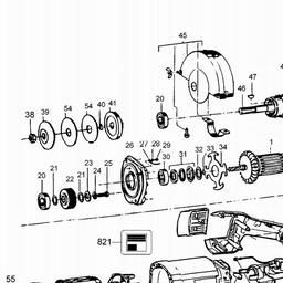 DeWalt DW882 spare parts