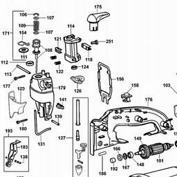 DeWalt DW321K spare parts