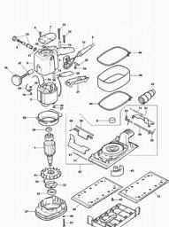 DeWalt DW636 spare parts