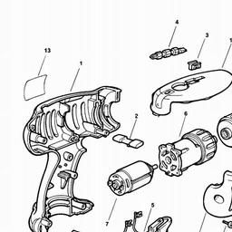 Black & Decker KC7251CN DRILL spare parts