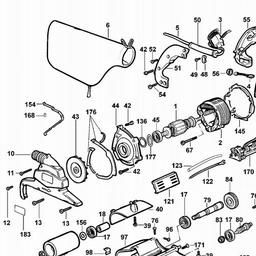 DeWalt DW650E spare parts