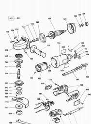 DeWalt DW458 spare parts