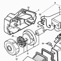 Black & Decker H500 FLOOR VAC spare parts