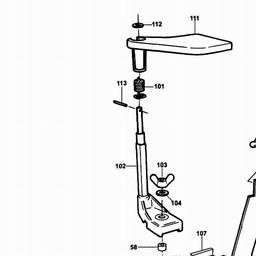 DeWalt DE6661 spare parts