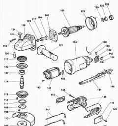 DeWalt DW401 spare parts