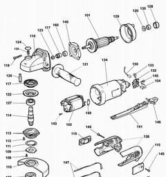DeWalt DW806 spare parts