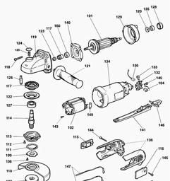 DeWalt DW448 spare parts