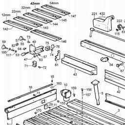 DeWalt DE2000 spare parts