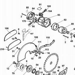 DeWalt DW708 spare parts