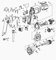 DeWalt DW217 spare parts
