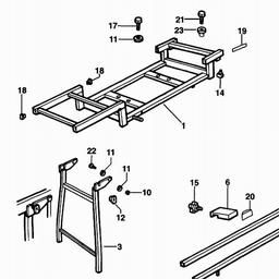 DeWalt DE7085 spare parts