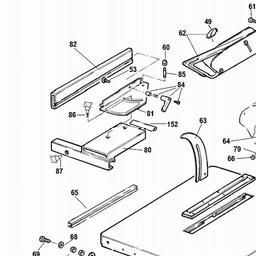 DeWalt DW740 spare parts
