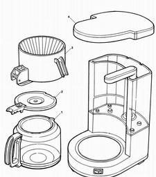 Black & Decker DCM210 COFFEEMAKER spare parts