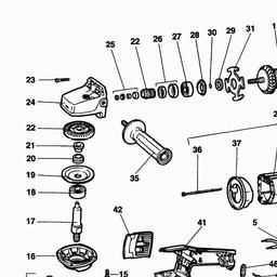 DeWalt DW852 spare parts